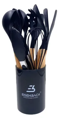Image de EisenbachA0022 : Lot de 12 ustensiles de cuisine - Bois