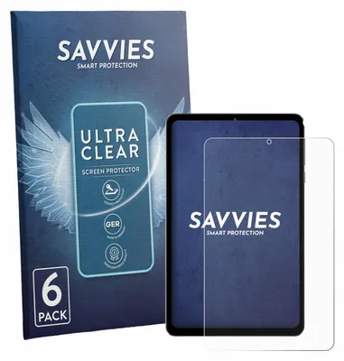 Produktbild von 6x Für Headwolf FPad 6 Schutzfolie Savvies Displayschutz Display Schutz Folie Klar Transparent
