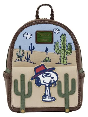 Image de Sac à dos mini "Peanuts" de Loungefly, modèle "Spike Desert"