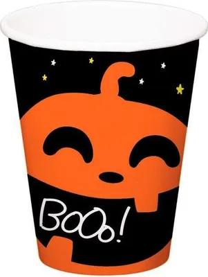 Produktbild von 6 Partybecher - Happy Halloween - BoOo - ca. 250 ml
