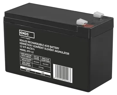 Image de Emos Akumulátor Sla 12V/9Ah Fa-6,3Mm