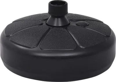 Image de Socle de parasol Rempli de sable/d'eau 15 L Noir