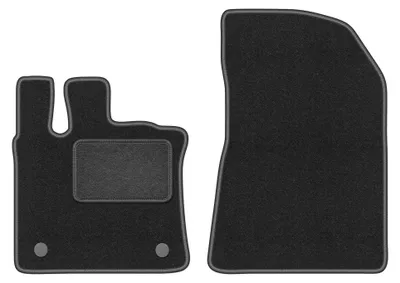 Immagine prodotto di Tappetini anteriori in moquette per Renault Captur II 2020- (crossover) – 2 pezzi, grigio grafite, su misura – Wielganizator LUX