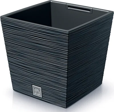 Image de nabbi Jardinière en plastique DFS300 29,5 cm - anthracite