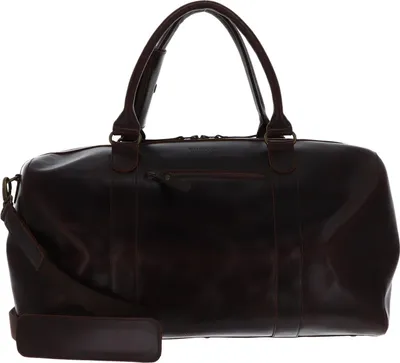 Produktbild von BUCKLE & SEAM Leder Reisetasche Willow Blu Weekender Brown dunkelbraun
