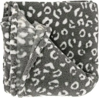 Productafbeelding van Plaid zion 200x150cm donkergrijs Unique Living