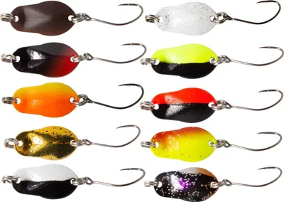 Produktbild von FTM Spoon Track 0,7g 1,9cm - Forellenblinker, Farbe:orange-gelb/goldfarben