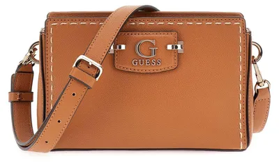 Produktbild von GUESS Nastra Mini Crossbody Top Zip XS Caramel