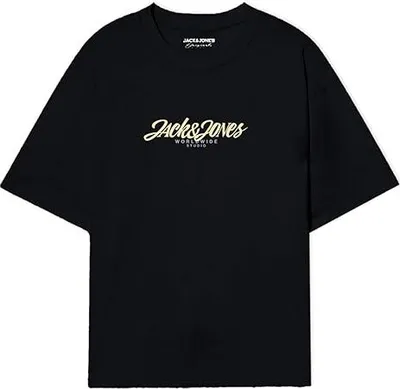 Produktbild von Jack&Jones T-shirt 12281810-BLACK in Black color size x-large