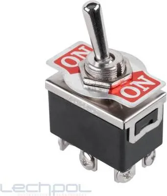 Immagine prodotto di Interruttore a levetta 250V 6A KN3(C)-202 PRK0031-2 LECHPOL