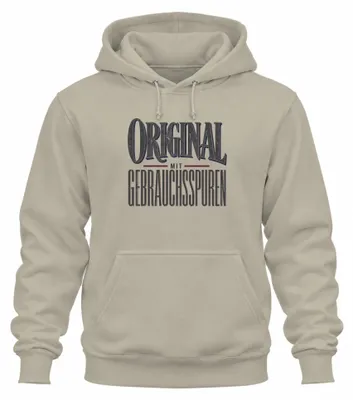 Obrázok produktu pre Mikina s kapucňou, s potlačou ", ale vtipná", sarkastická, prírodná farba, veľkosť 3XL