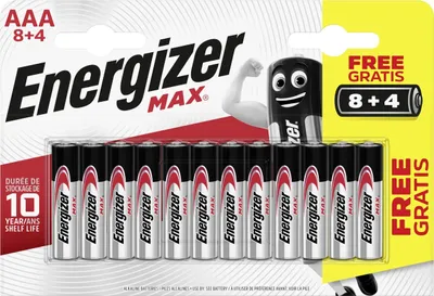 Produktbild von Energizer max Max Alkaline Micro AAA Batterie 12er-Pack
