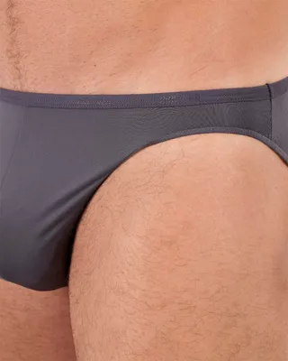 Image de HOM Plumes Micro Briefs Slip Hommes Caleçon sans ouverture Anthracite M