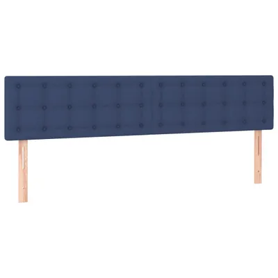 Produktbild von vidaXL Kopfteile Blau 180x5x78/88 cm Stoff