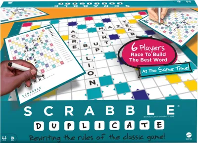 Produktbild von Mattel Games Scrabble Wortgefecht, Gesellschaftsspiel, Brettspiel, Familienspiel