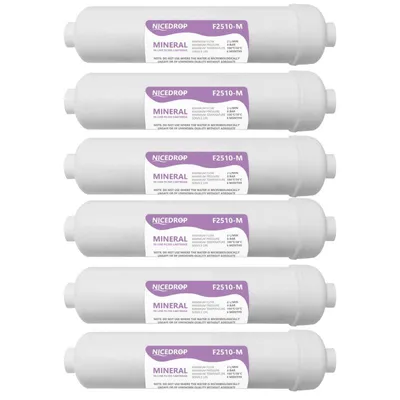 Obrázek produktu pro 6× inline filtr 10" se závitem 1/4" – pro osmózní systémy