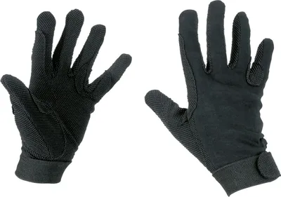 Produktbild von Reithandschuhe Baumwolle Jersey Gr. S schwarz