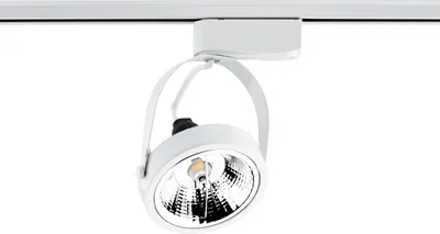 Produktbild von LUMILED LED Schienenreflektor 1-Phasen-Strahler Dreh- und schwenkbarer Spot, Deckenstrahler, Deckenleuchte, GU10 Fassung 230V 360° 180° verstellbar