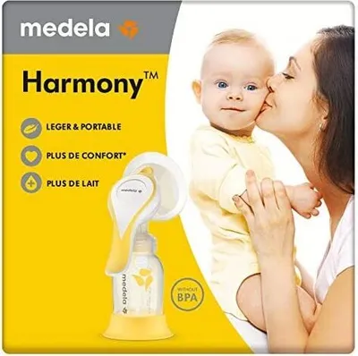 Produktbild von Medela Harmony, Manuell, Pfirsich, Weiß
