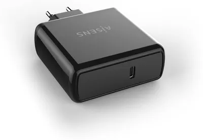 Image de Chargeur Aisens ASCH-1PD60-BK Noir USB-C (1 pièce)