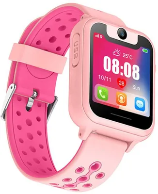 Image de Étanche Smartwatch Tracker Smart Enfant Montre Anti-perte SOS Appel Smart Montre Pour iOS Android，Rosa