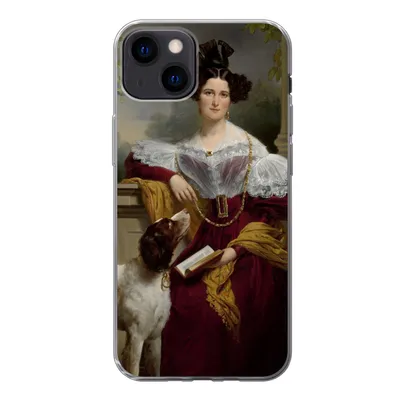 Produktbild von MuchoWow® Handyhülle Schutzhülle Hülle für iPhone 13 Porträt von Alida Christina Assink - Gemälde von Jan Adam Kruseman Silikon Softcase Handy Hülle - Karteninhaber