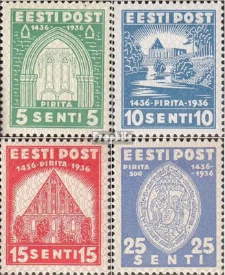 Produktbild von Briefmarken Estland 1936 Mi 120-123 (kompl.Ausg.) postfrisch Brigittenkloster Pirita