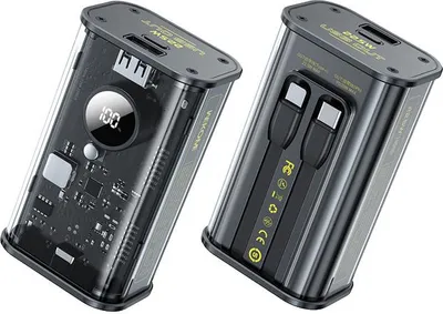Obrázek produktu pro WEKOME WP-345, 10000 mAh, Lithium-polymerová (LiPo), Bezdrátové nabíjení, Černá