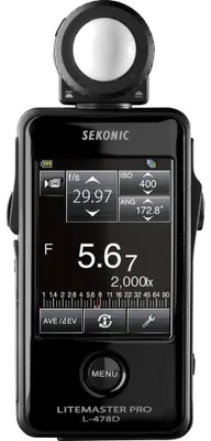 Productafbeelding van Sekonic L-478D LiteMaster Pro Lichtmeter, Zwart