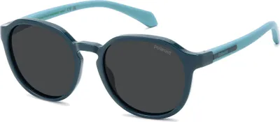Produktbild von Polaroid Kinder PLD 8078/S Teal 47/16/130 JUNIOR Sonnenbrillen