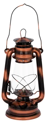Sturmlaterne Petroleumlampe Eisen bronzefarben 31x14 cm
