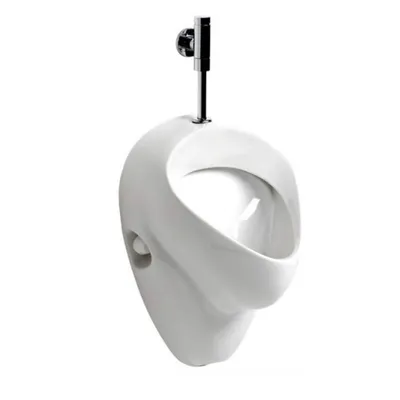 Produktbild von VBChome Urinal Zulauf von Oben Weiß Modern Hochwertig Keramik Pinkelbecken Pissoir Wandurinal Wandpissoir