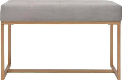 Obrázek produktu pro vidaXL Bank 80 cm Grau Samt