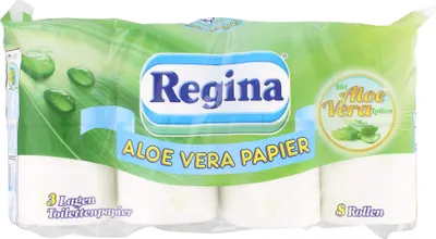 Produktbild von Regina, Aloe Vera Toilettenpapier, 8 Rollen
