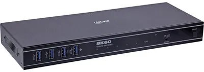 Produktbild von InLine KVM Switch - 4-fach - HDMI - 8K@60Hz - USB 3.2 - mit IR & RS-232