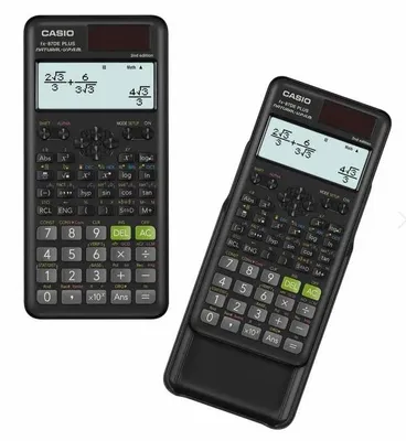 Produktbild von CASIO Taschenrechner FX-87 DE Plus 2nd Edition Solar- und Batteriebetrieb