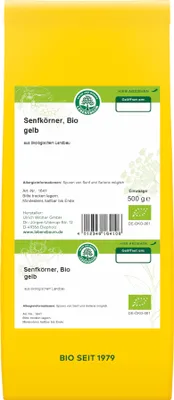 Produktbild von Senfkörner gelb 500g - Einzelgewürz von Lebensbaum