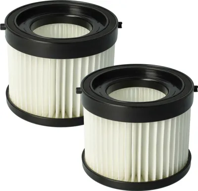Produktbild von vhbw 2 Staubsaugerfilter Ersatz für Milwaukee 4931454785 für Staubsauger - HEPA-Filter Schwarz Weiß