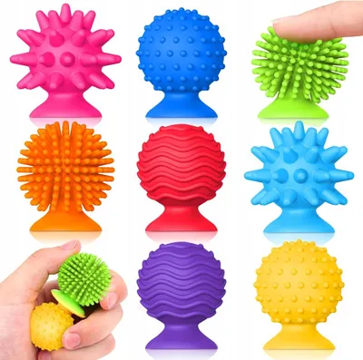 Produktbild von Sensorisches Fidget Spielzeug Set 8 Stück Saugnäpfe