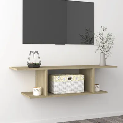 Image de Maison Exclusive - Meuble TV en chêne Sonoma 103x30x26,5 cm