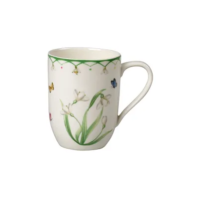Image de Villeroy & Boch Vorteilset 6 Stück Colourful Spring Becher mit Henkel Premium Porcelain grün 1486634860
