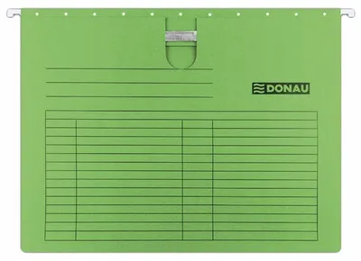 Produktbild von Donau Hängehefter A4 230gsm Grün
