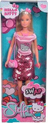 Produktbild von Simba Puppe Steffi Love Hello Kitty Outfit Swap Effekt 109283010