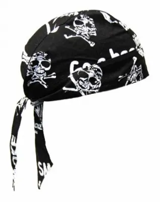 Produktbild von Bandana Cap Skull Mouth, Kopftuch mit Totenkopfmund, Bandana Headscarf with Skull, Pañuelo pañuelo Con Calaveras, Foulard Bandana Avec des crânes