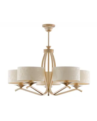 Image de Lustre KASZMIR écru 5xE27x20W en métal, dimensions : 64x66x66 cm, IP20, Jupiter