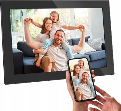 Zdjęcie produktu dla AGFAPHOTO Cyfrowa ramka na zdjęcia 10 cali, czarna APF1000WIFIGLBK