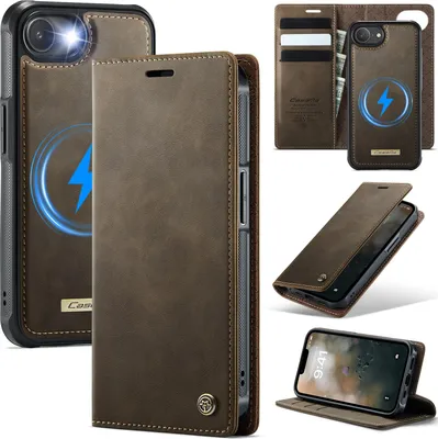 Produktbild von Handyhülle für iPhone C49 2in1 Für iPhone 16e-Braun