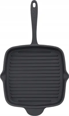 Produktbild von Tefal E22540, Quadratisch, Schwarz, Eisenguss, Emaille, Keramik, Halogen, Versiegelte Platte, Gas, Induktion, 250 °C