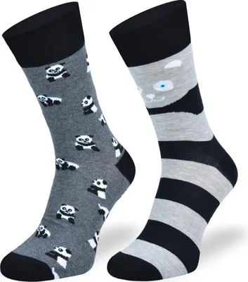 Produktbild von SKIETY Bunte Lustige Socken für Erwachsene Baumwolle, Pandabär - 39-42