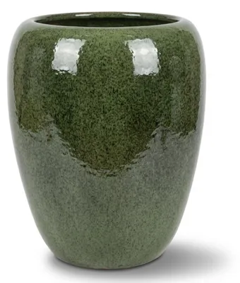 Produktbild von Provencelia GALILEE Pflanzkübel groß, Keramik, frostfest, Tropengrün, Ø50 x H60 cm, 55 l